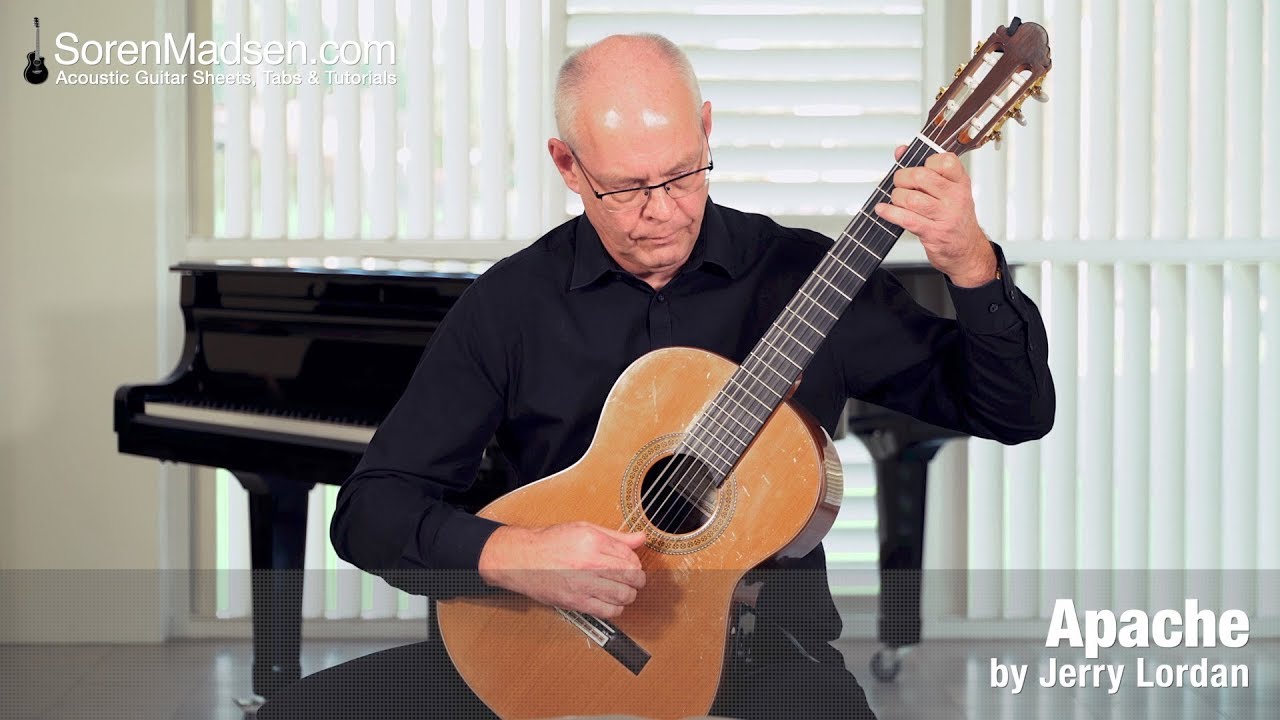 Apache by Jerry Lordan - Danish Guitar Performance - Soren Madsen