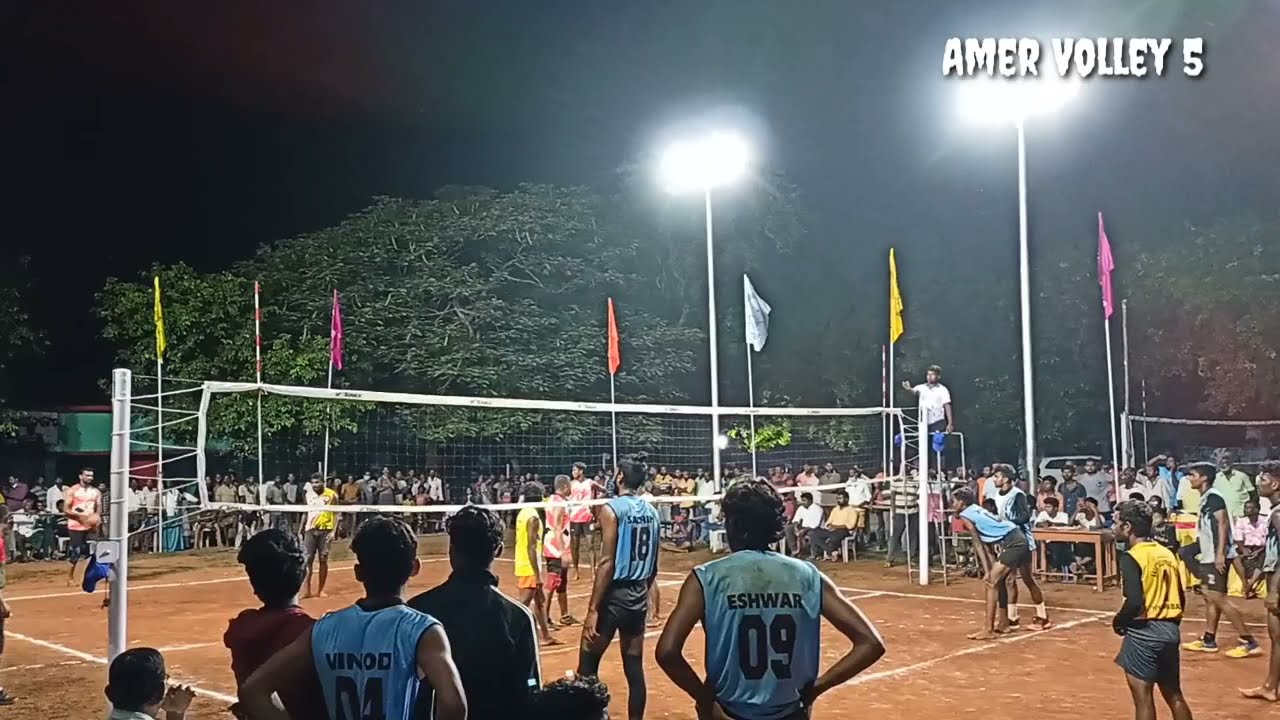 Sports Hostel Hakeempet VS Gangaram teem full Enjoy Volleyball match 🏐🙄