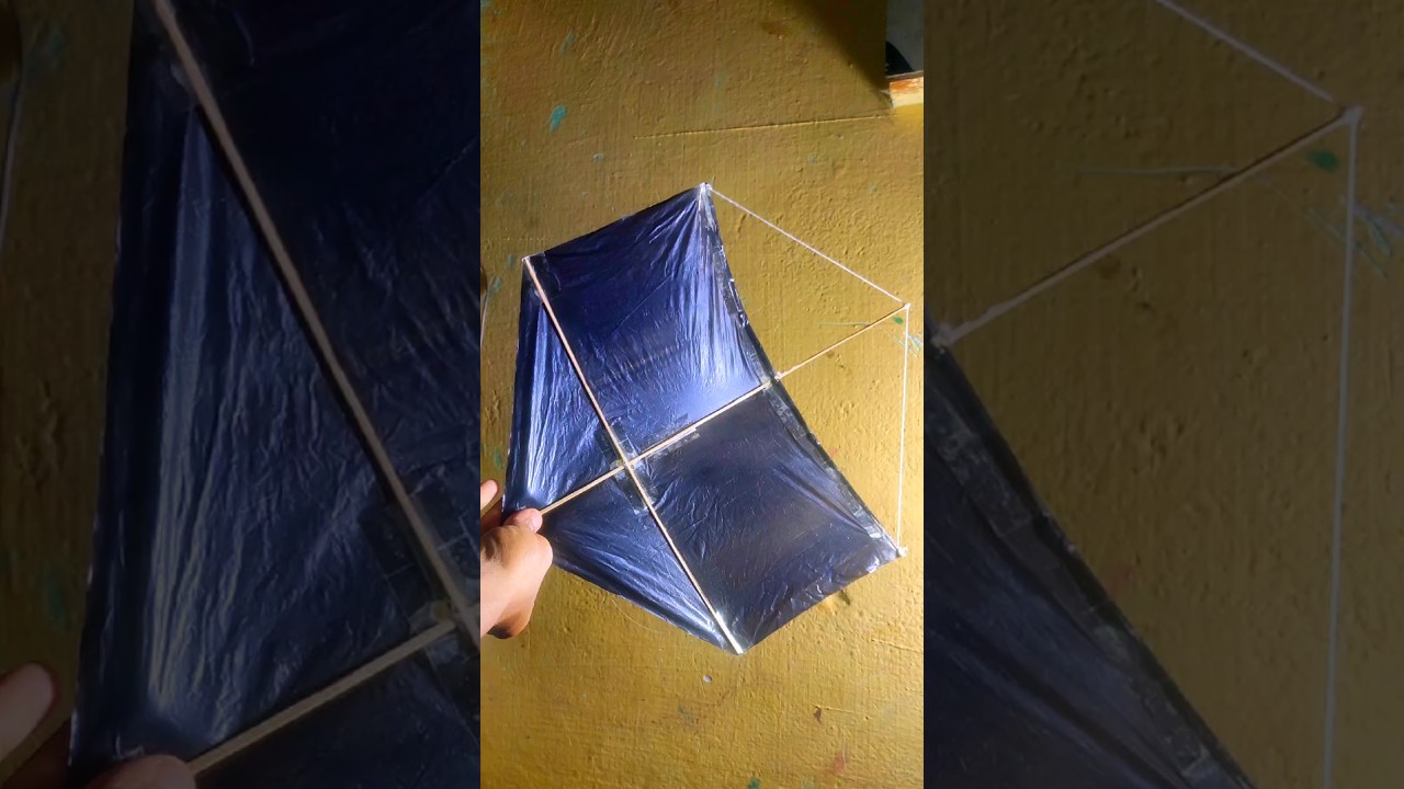 How to make plastic bag kite #shorts #viralvideo