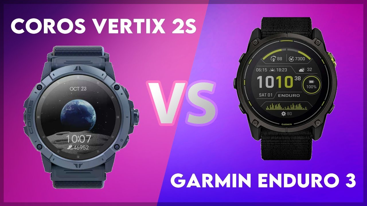 Coros Vertix 2S vs Garmin Enduro 3 Comparison