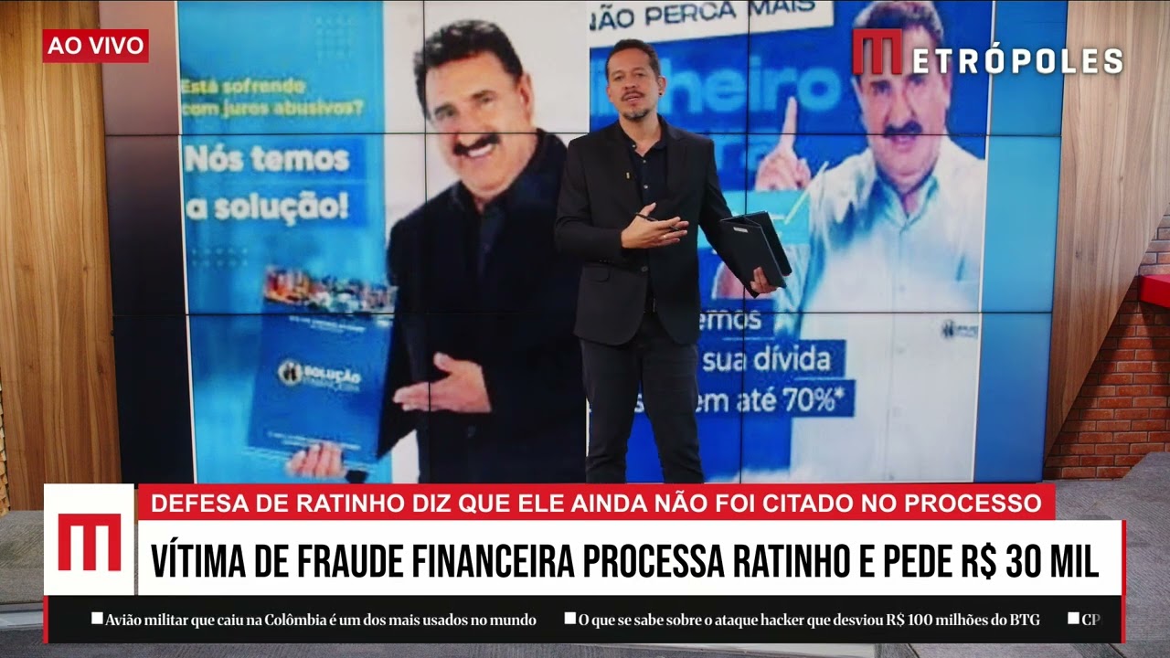 V&iacute;tima de fraude financeira processa Ratinho e pede R$ 30 mil