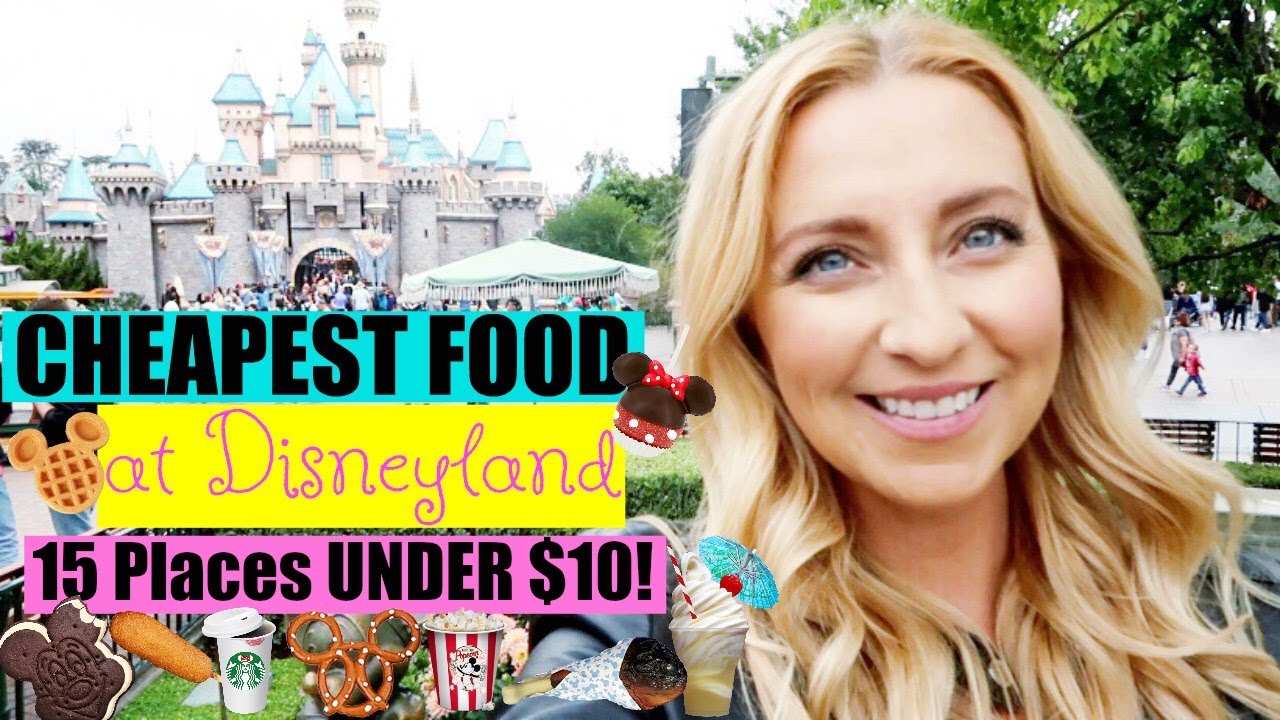 CHEAPEST FOOD at DISNEYLAND: Top 15 Places for Under $10! +Disneyland Giveaway!
