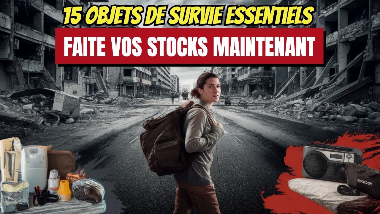 15 Objets de Survie Essentiels que Vous Devez Acheter Avant Qu'ils Soient en Rupture de Stock