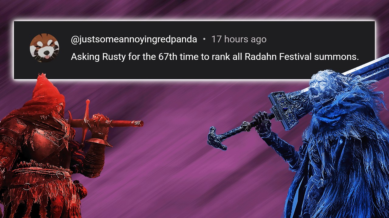 Fine, Let's Rank the Radahn Summons