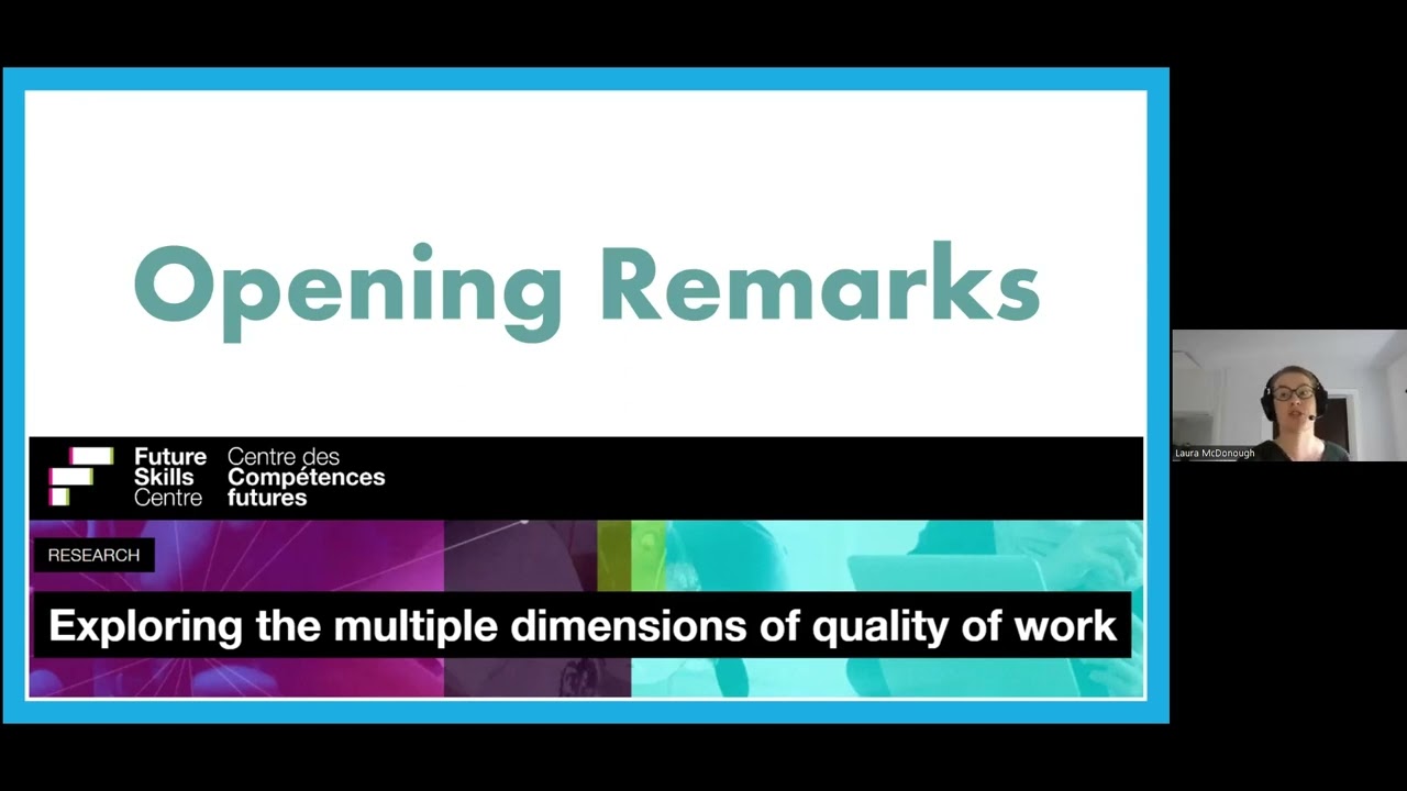 Quality of Work Webinar - Grand Erie region, Ontario - Sept. 27, 2023