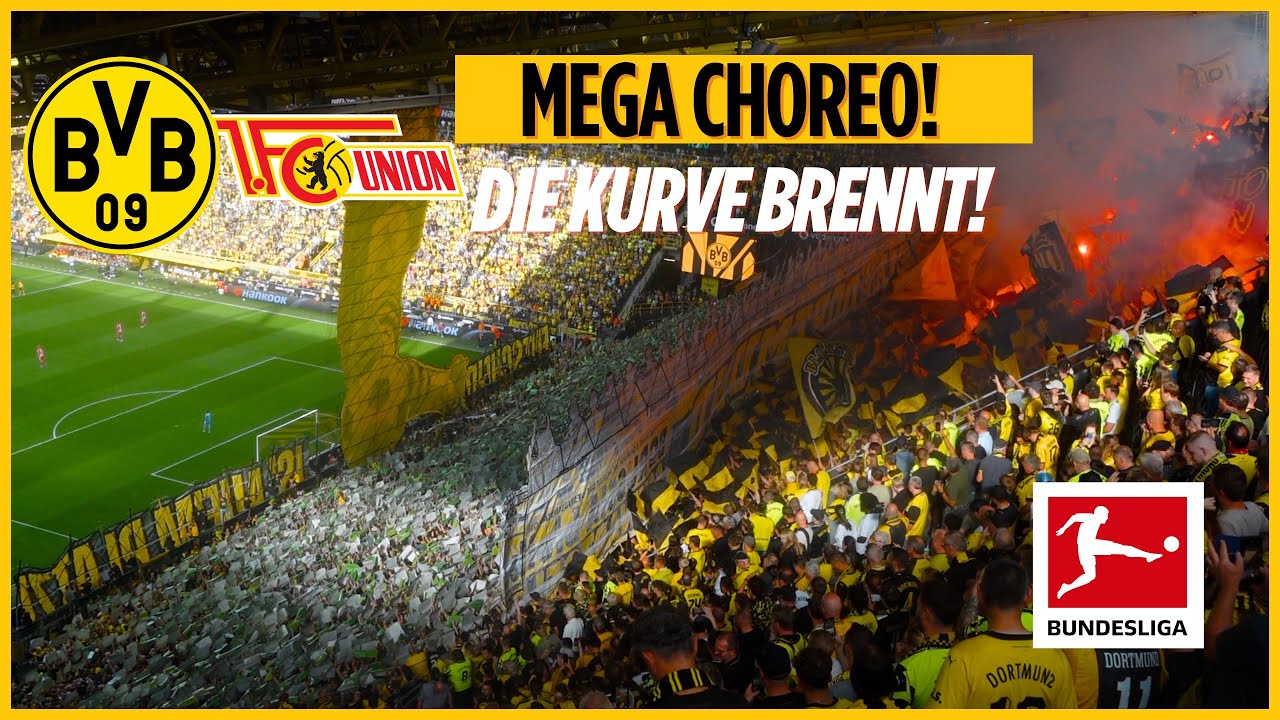 CHOREO! Stimmung & Support ( Borussia Dortmund - Union Berlin 3:0 ) 31.08.2025#bvb #borussiadortmund