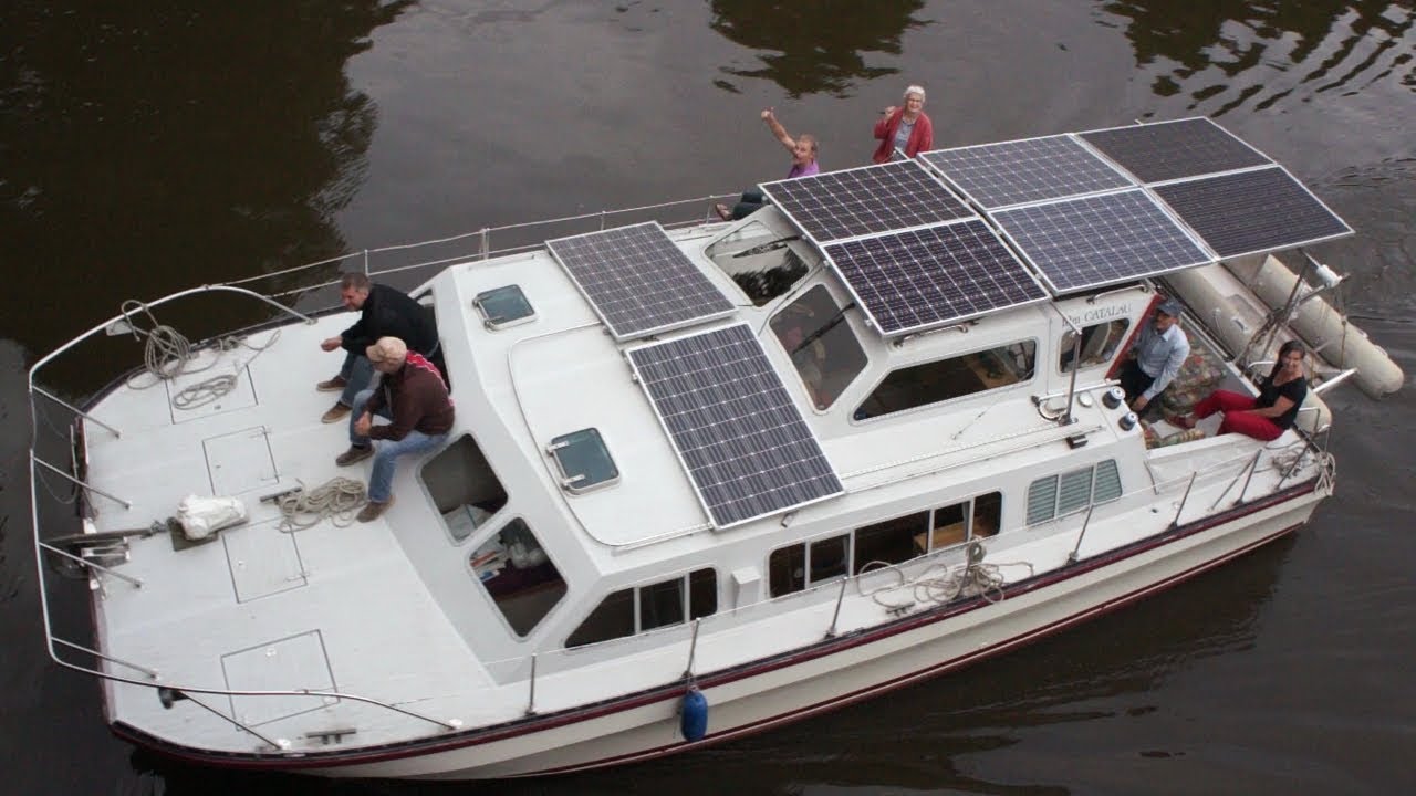 Umbau zum Solarboot
