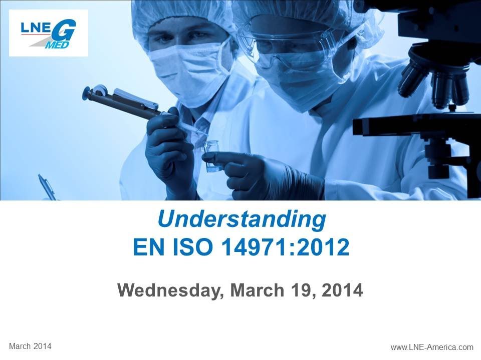 Understanding ISO 14971 2012