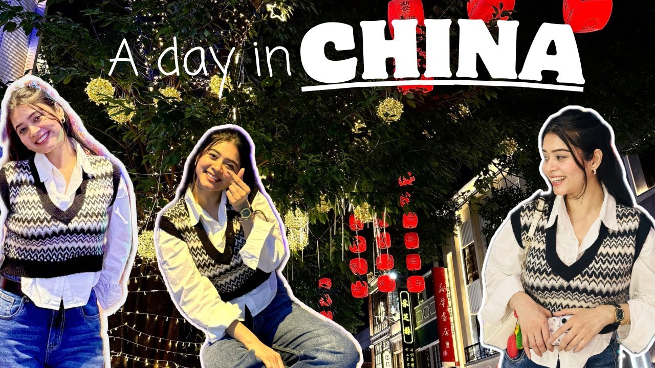 🇨🇳 China Vlog | 24 Hours layover in Guangzhou and we did this….😍🌠💗