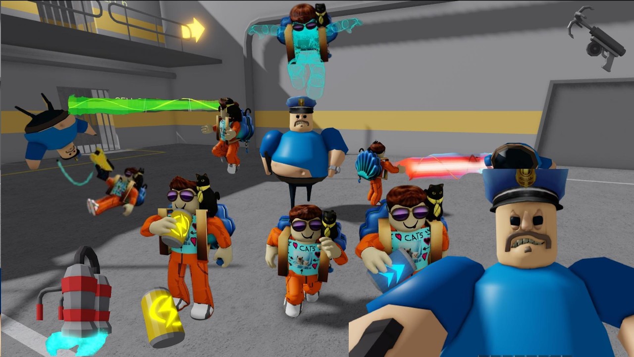 Zombie SPEED RUN Challengers in #roblox Barry Prison, Great School, Grumpy Gran SCARY OBBY