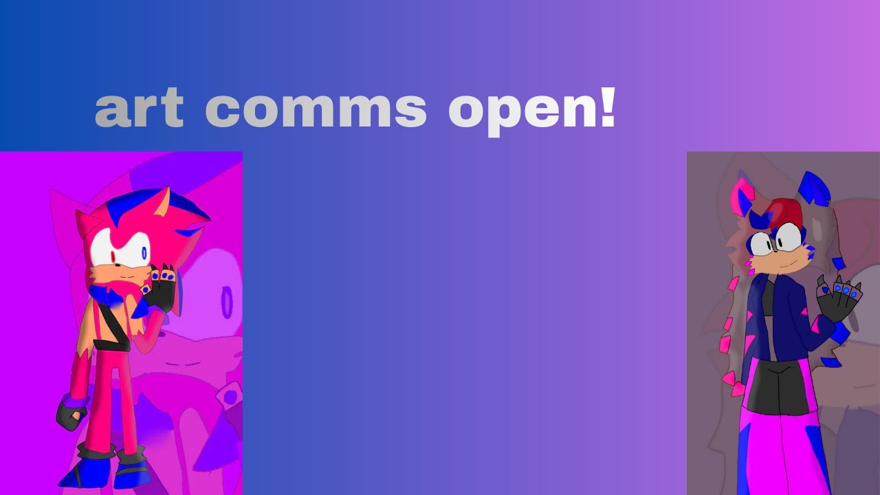 I'm doing art commissions