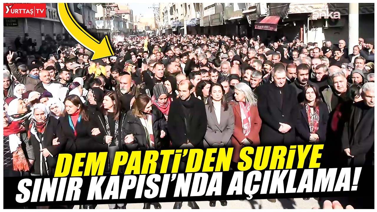 DEM Parti'den Mardin'in Suriye sınırındaki Nusaybin ilçesinde grup toplantısı!