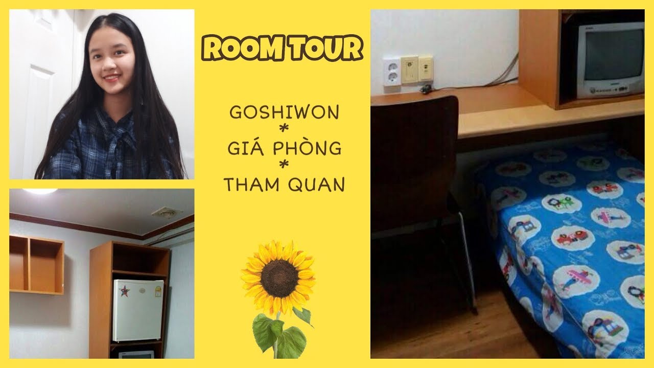 ROOM TOUR: PHÒNG MÌNH ĐANG Ở - GOSHIWON - TIỆN LỢI VÀ BẤT LỢI [DU HỌC SINH HÀN QUỐC]