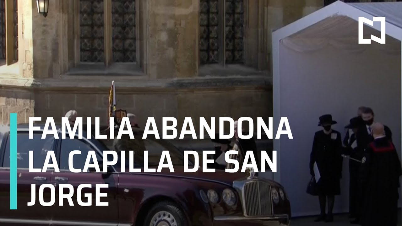 Funeral del príncipe Felipe: Familia real abandona la capilla - Sábados de Foro