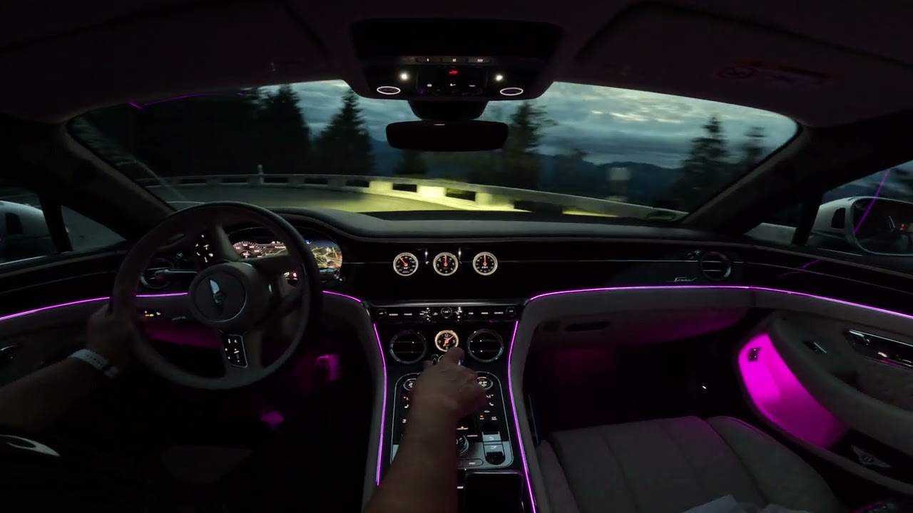 Bentley Conti GT Drive in der Dämmerung - Chi Mai -  Ennio Morricone  - aus dem Film  Der Profi