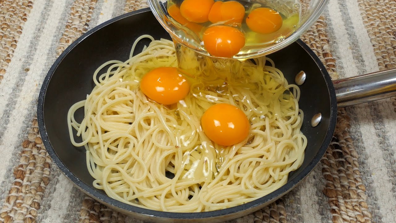 У вас дома есть МАКАРОНЫ и ЯЙЦА ❓❓ Простой и быстрый рецепт