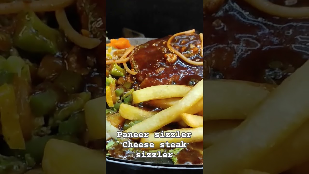 Paneer sizzler | cheese steak sizzler |#easy #food #viralvideo #shortvideo #shorts #song #newsong