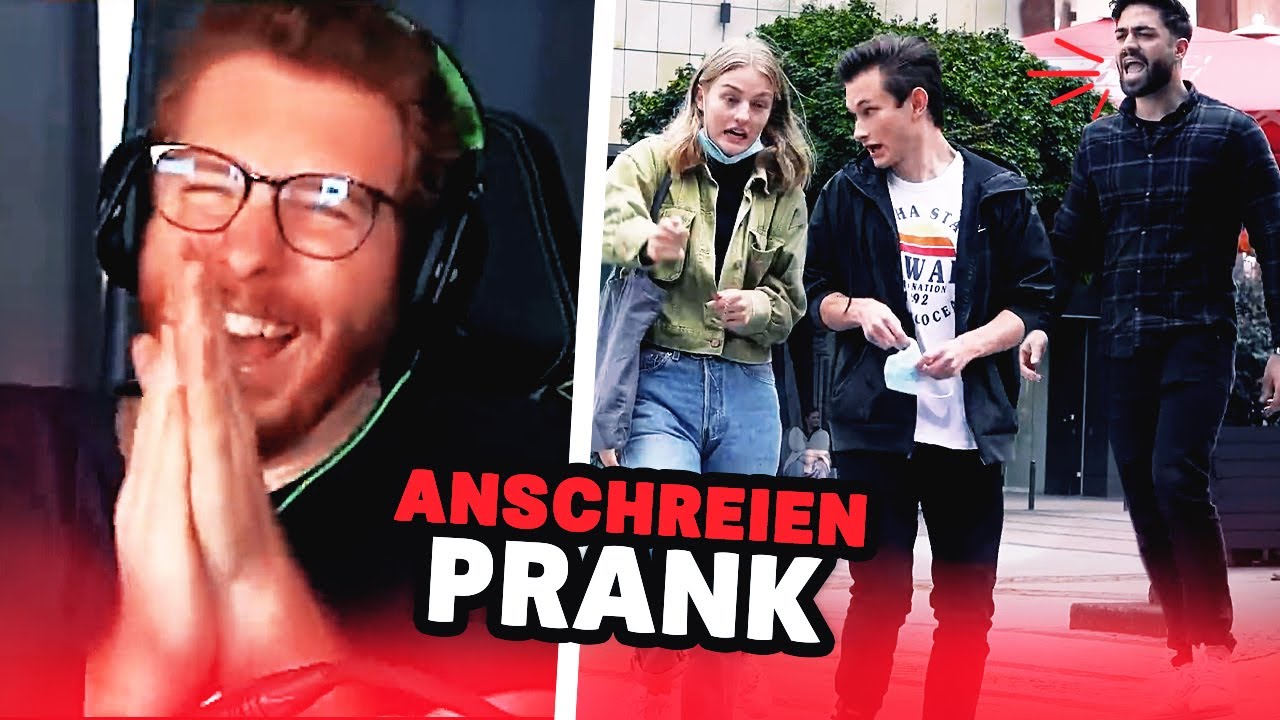 Unge REAGIERT auf ER SCHREIT FREMDE AN 😱 ungespielt Reaktion