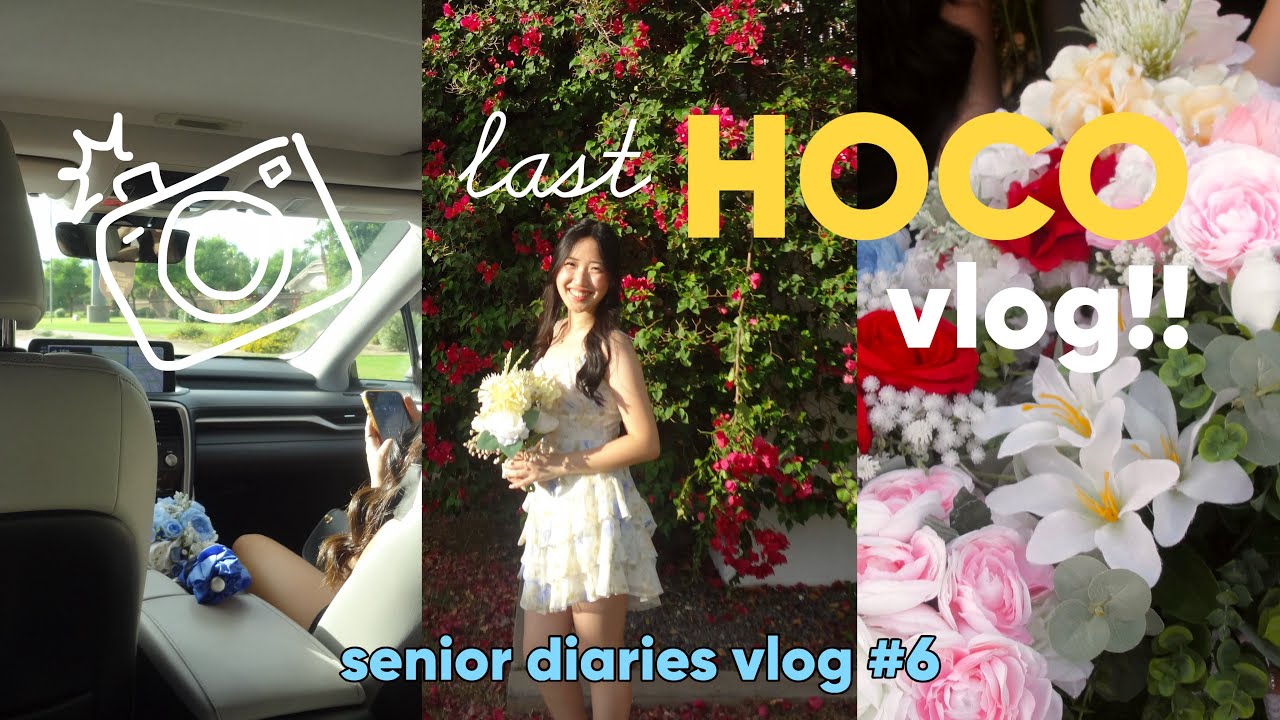 ✶⋆.˚ the shortest senior hoco vlog ever