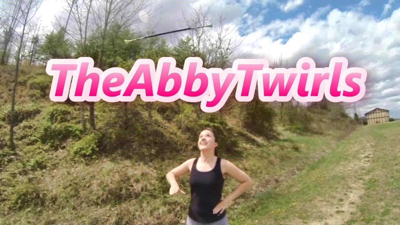 Horizontal Toss - Novice Baton Twirling - How to Twirl a Baton - Twirling Tutorial - TheAbbyTwirls