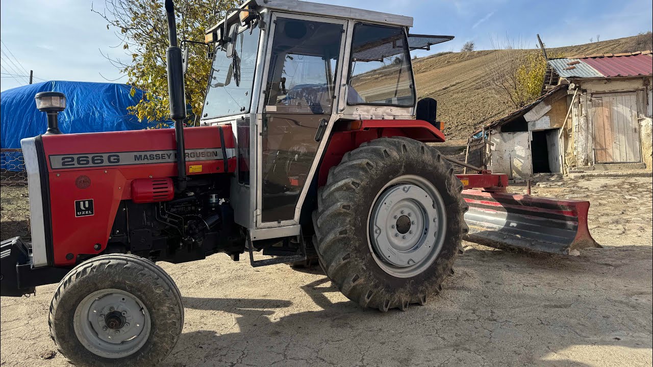 Massey Ferguson 266 Gold ile Rampa Tarlamızın Toprağını Çekiyorum 