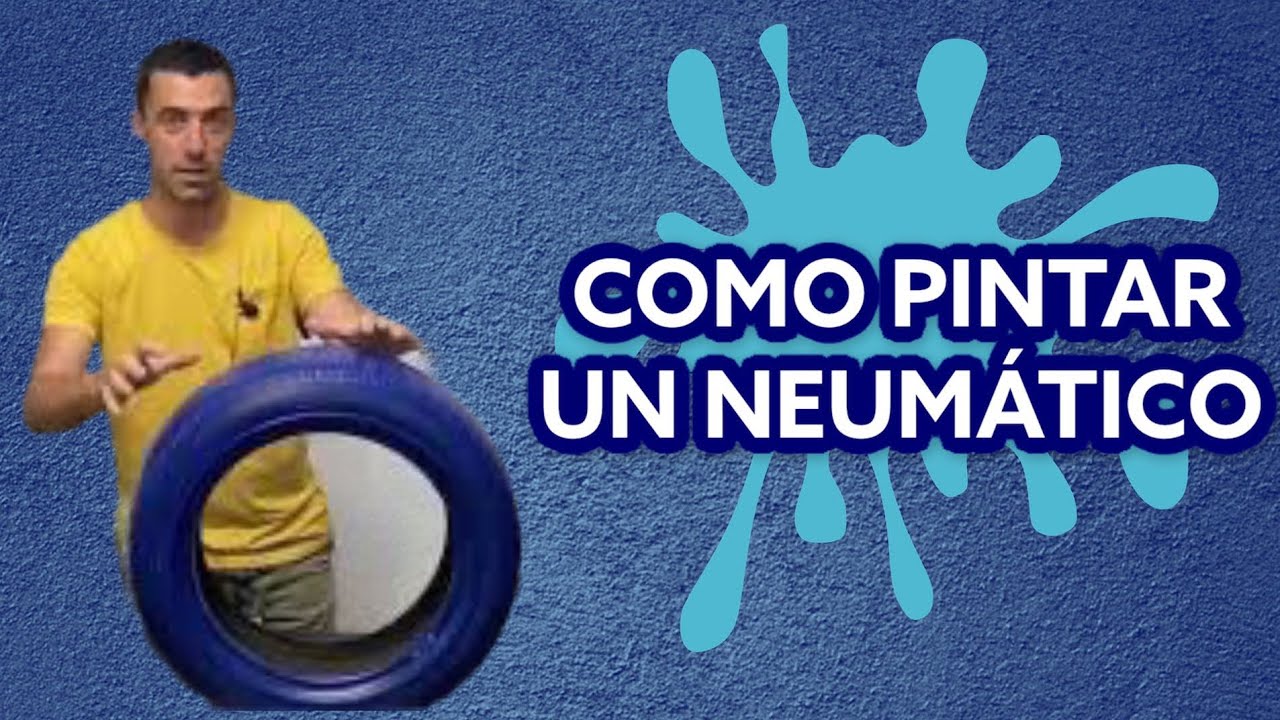 Como pintar un neumático. Decoración con Neumaticos, pintar rueda