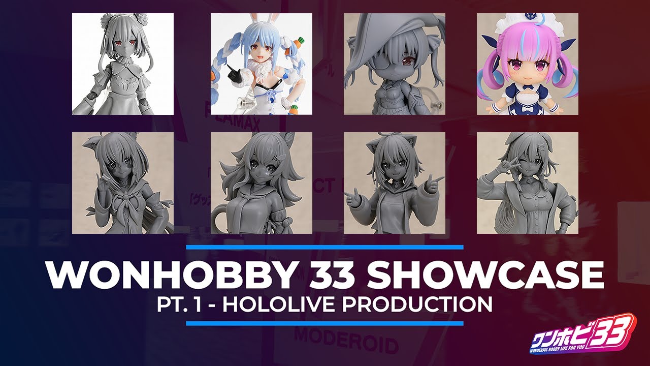 New HOLOLIVE Figures! | WonHobby 33 Showcase Part 1