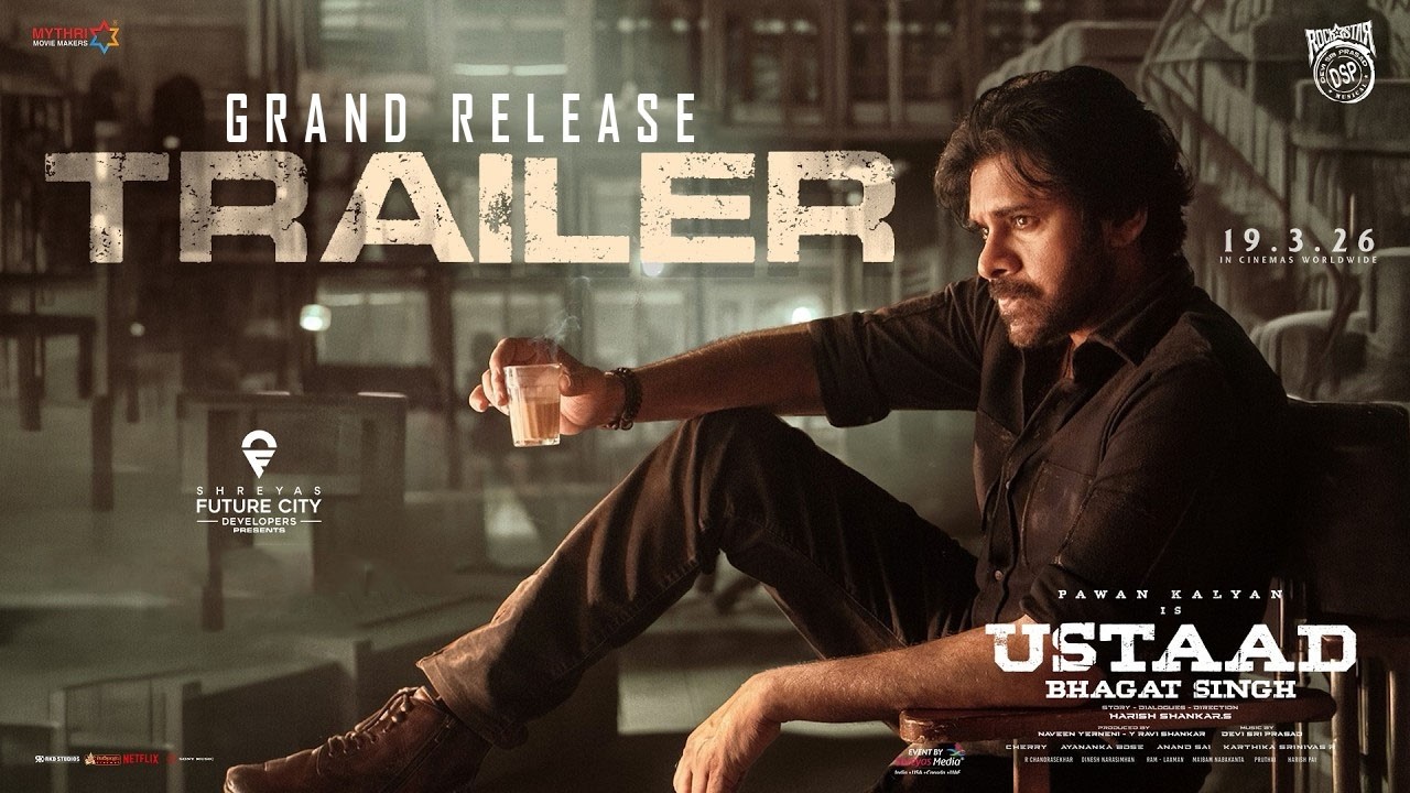 Ustaad Bhagat Singh RELEASE TRAILER | Pawan Kalyan | Harish Shankar | Raashi Khanna | Friday Culture