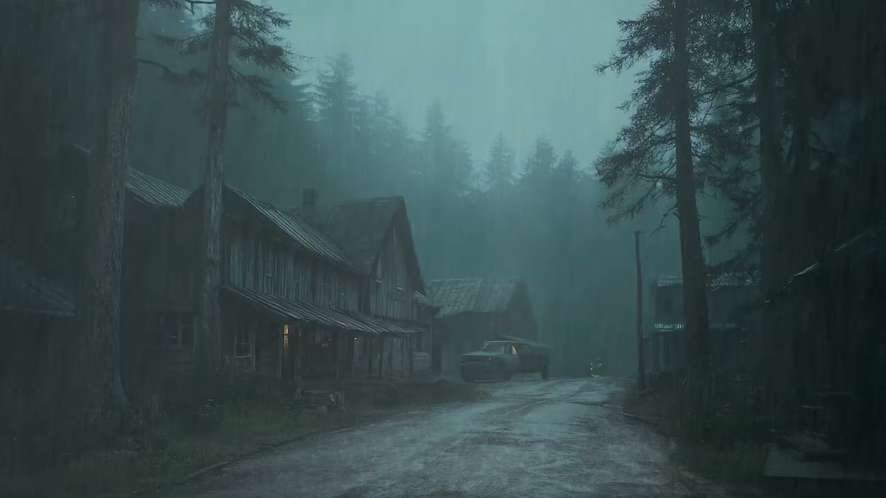 Fall Asleep Fast with Heavy Forest Rain Sounds | Deep Sleep, Relaxation & Study Ambience