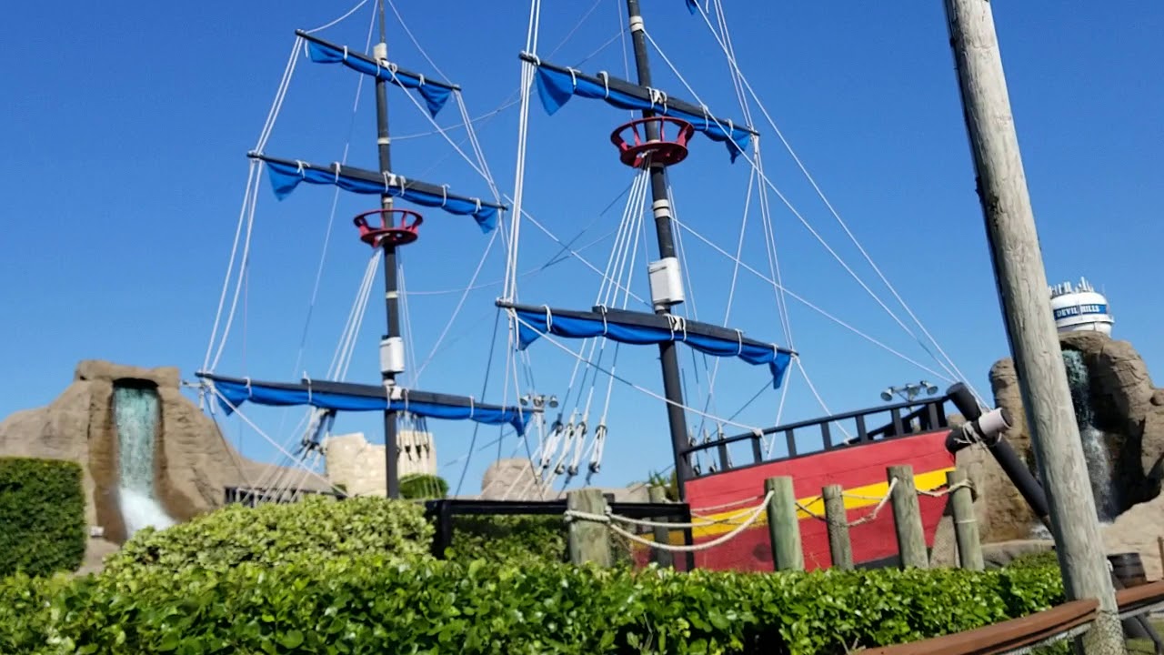 Professor Hacker's Lost Treasure Mini Golf Train Ride