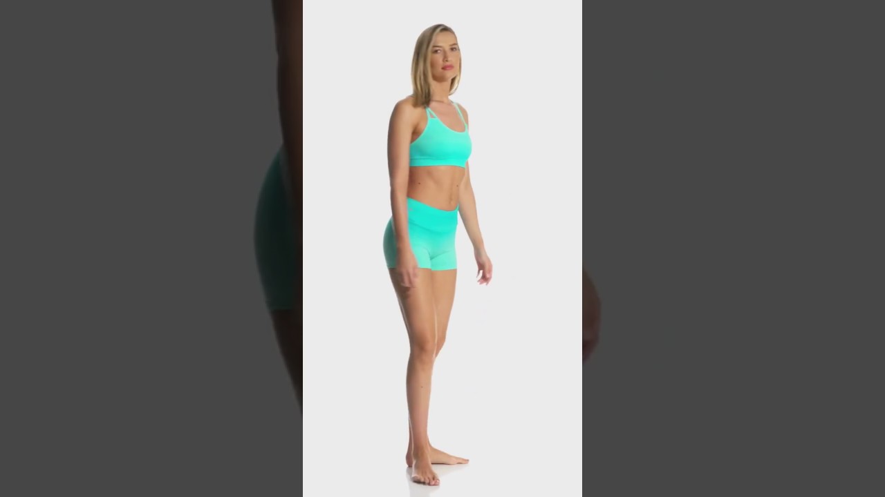 NUX Ombre Seamless Lilly Yoga Shorts | SwimOutlet.com