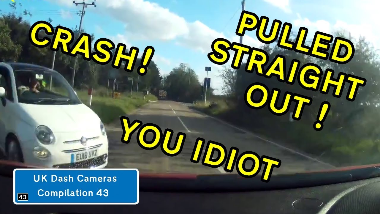 UK Dash Cameras - Compilation 43 - 2018 Bad Drivers, Crashes + Close Calls