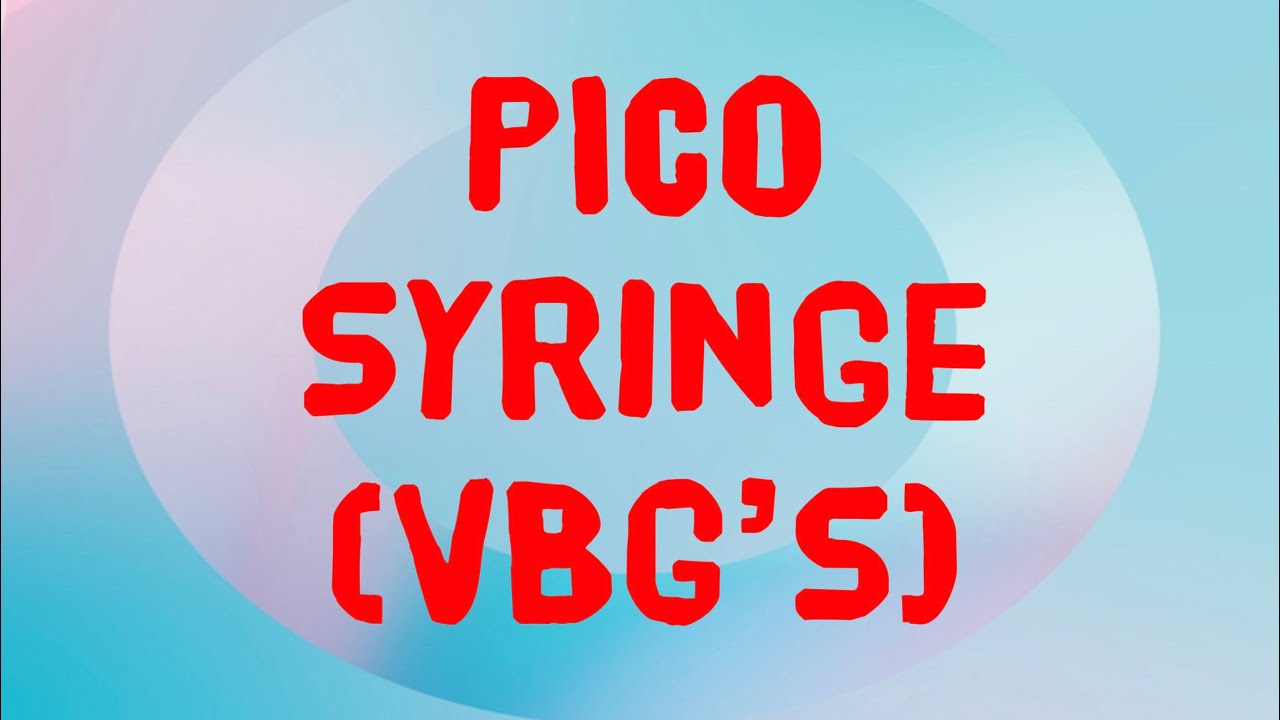 PICO Syringe