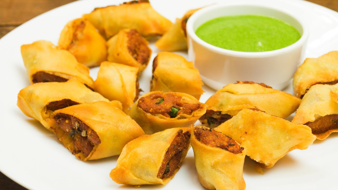 Paneer Shanghai Rolls - Quick & Easy Evening Appetizer Recipe - No Onion No Garlic Snacks