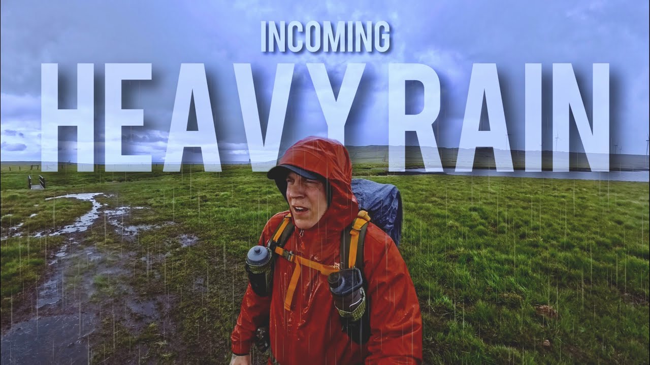 HEAVY RAIN & WIND in 3 season tent at a reservoir | SOAKED!!! | atepa voyage tent