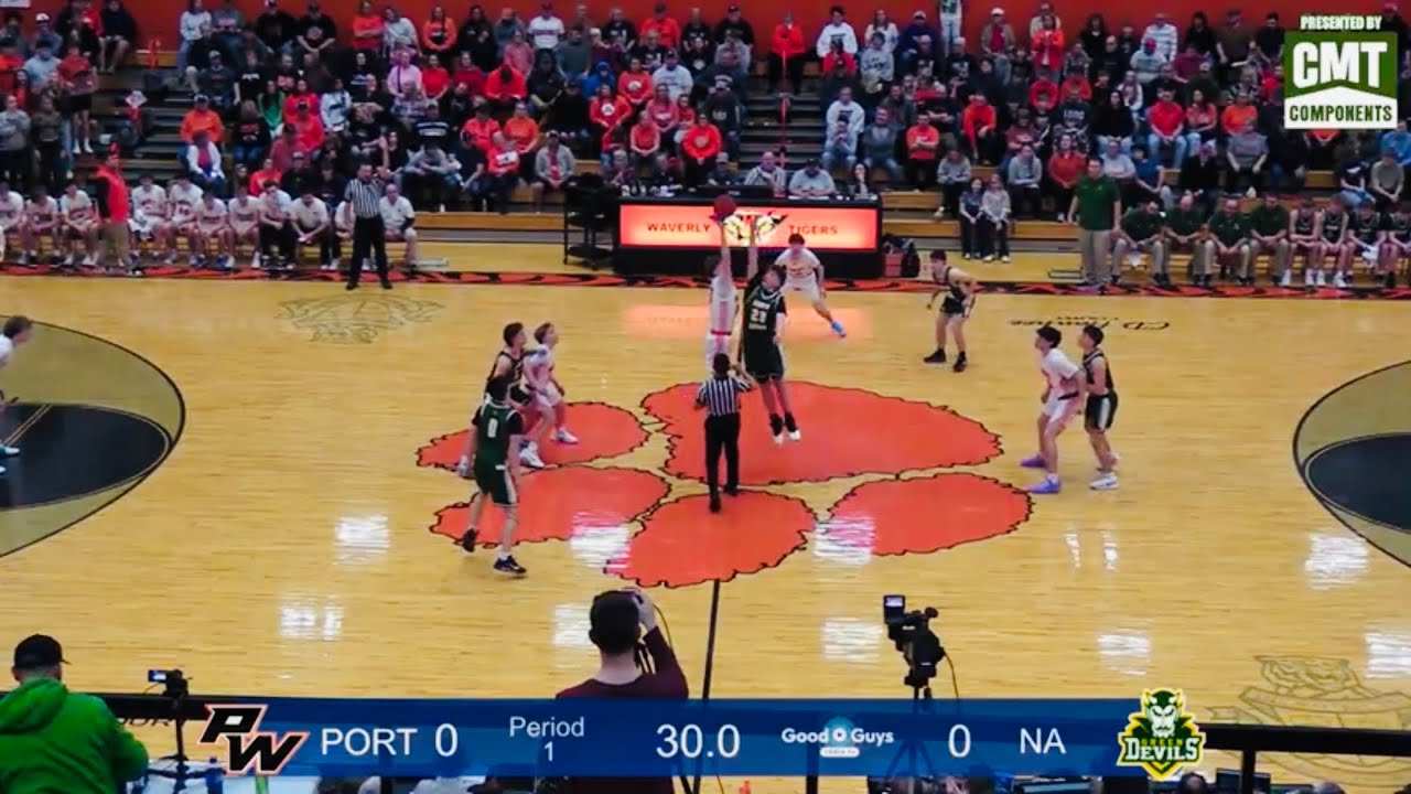2026 North Adams vs Portsmouth West Boys Tournament Basketball