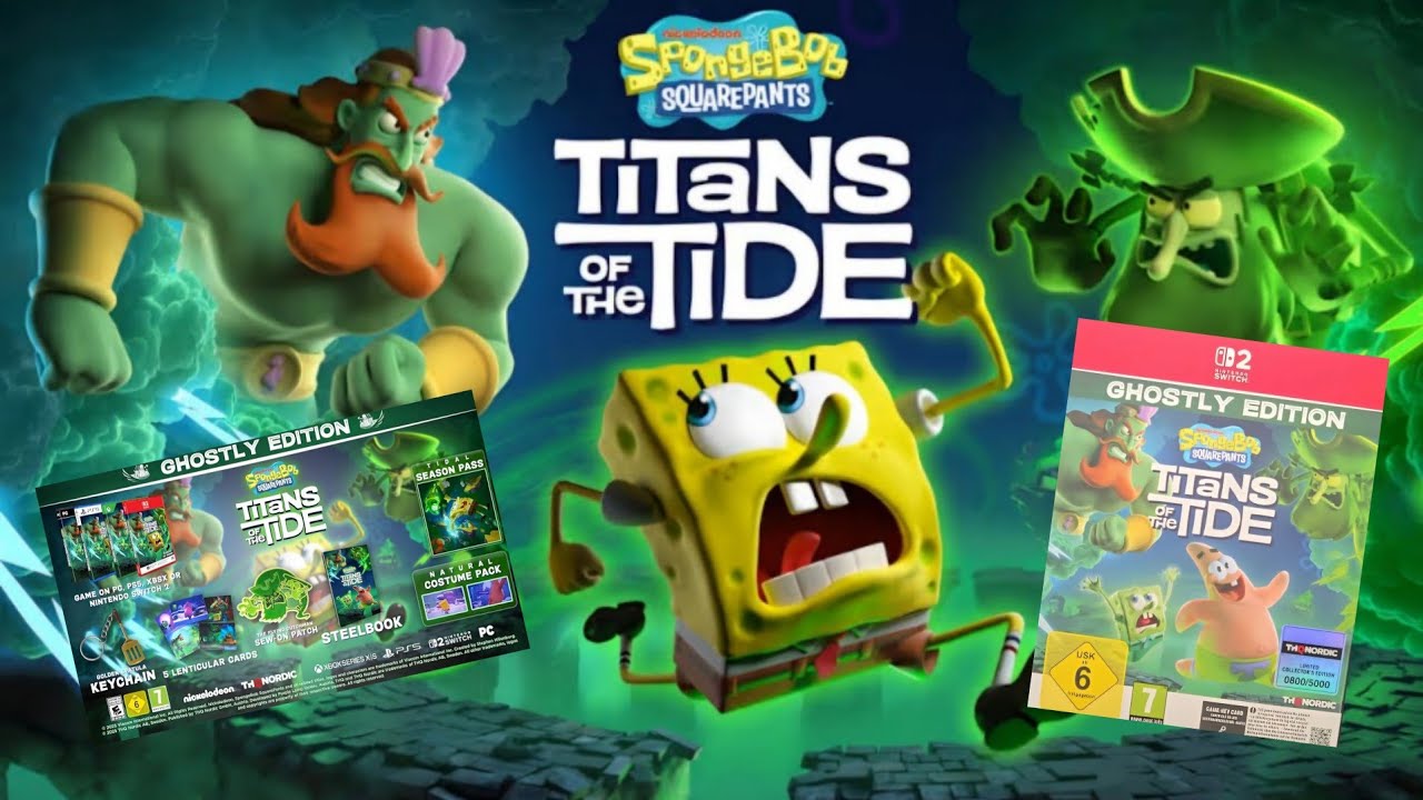 *ASMR* Spongebob Squarepants Titans of the Tide Nintendo Switch 2