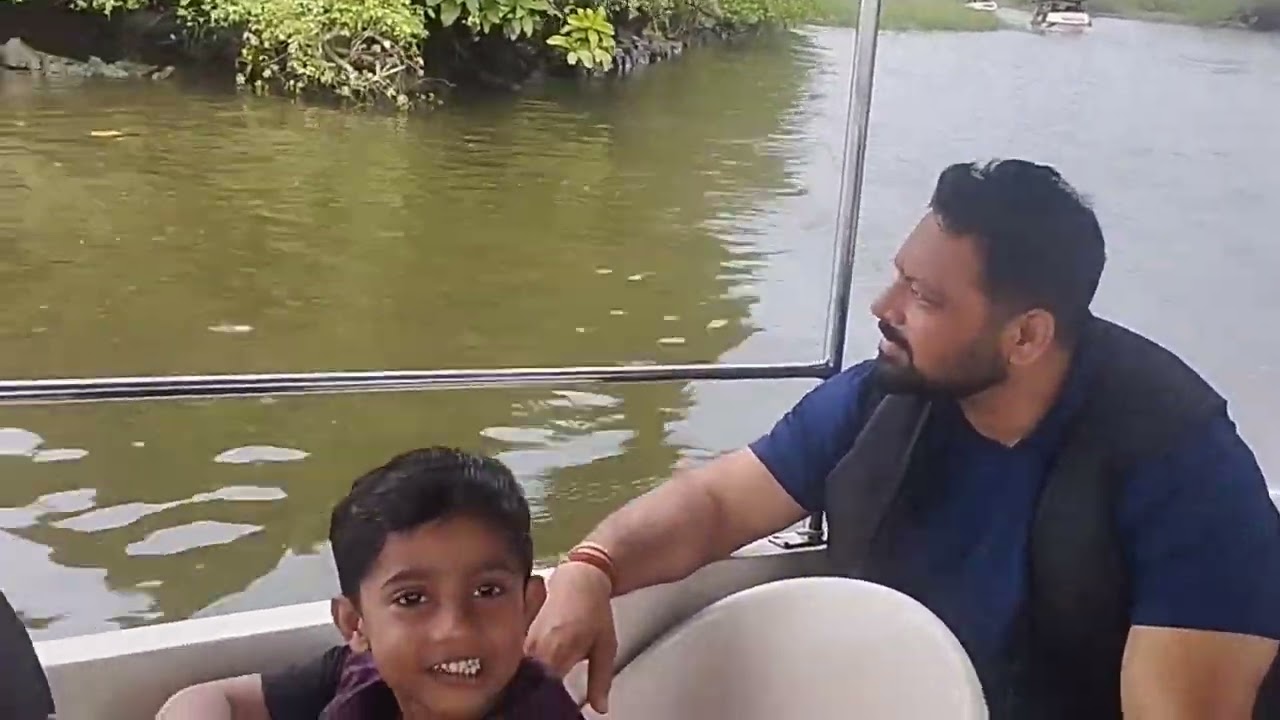 Poovar boating ⛵#boating #poovarisland #family #travel  