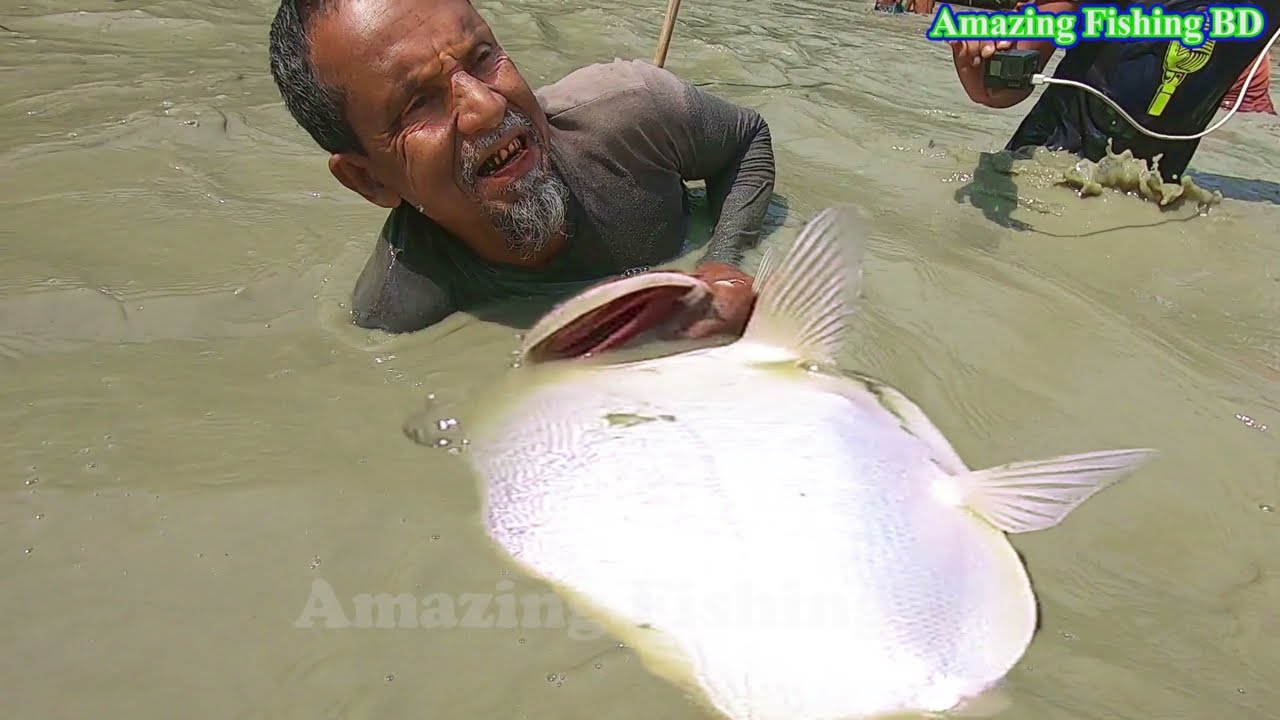 The old man hunts great fish | Fishing with traditional polo