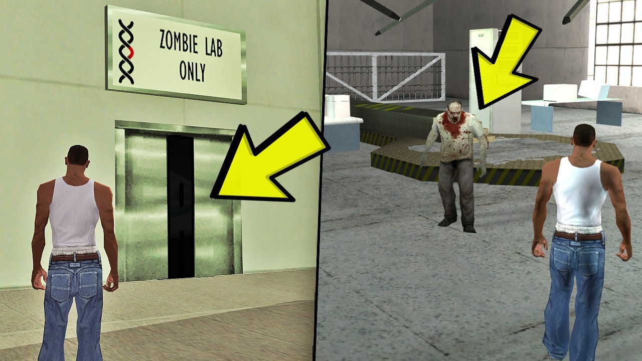 I found Zombie in Zombotech Building ! GTA San Andreas (Secret Location)