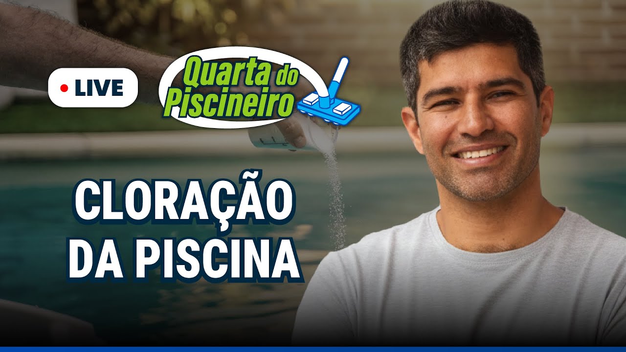 🔴 LIVE – Por que o cloro não funciona? A real influência do pH, Alcalinidade e Cianúrico