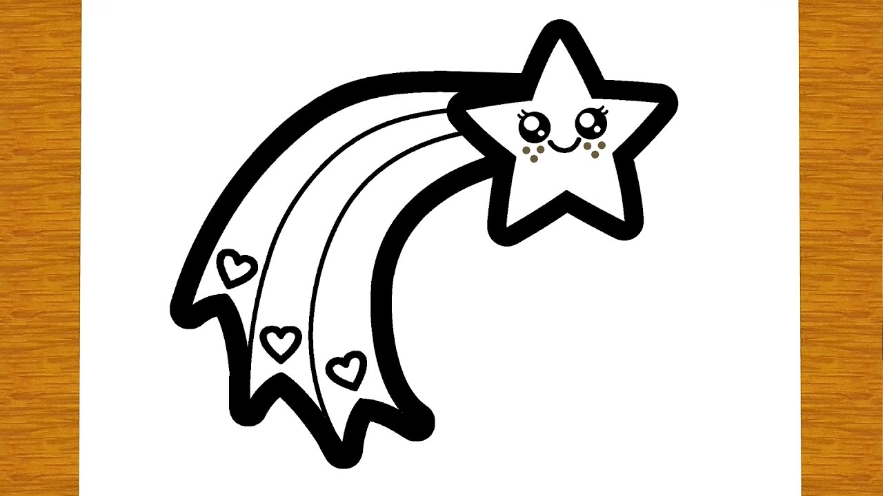 COME DISEGNARE UNA STELLA COMETA PER NATALE | Disegni facili ed educativi