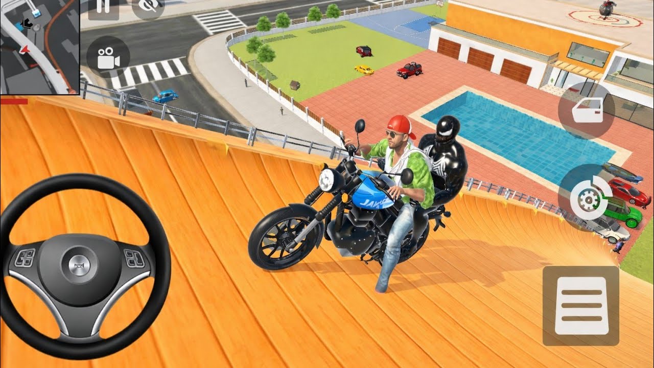 🔥Franklin and venom try 🥳mega ramp challenge #indiantheftauto #gta#indiantheftautosimulator #gta 