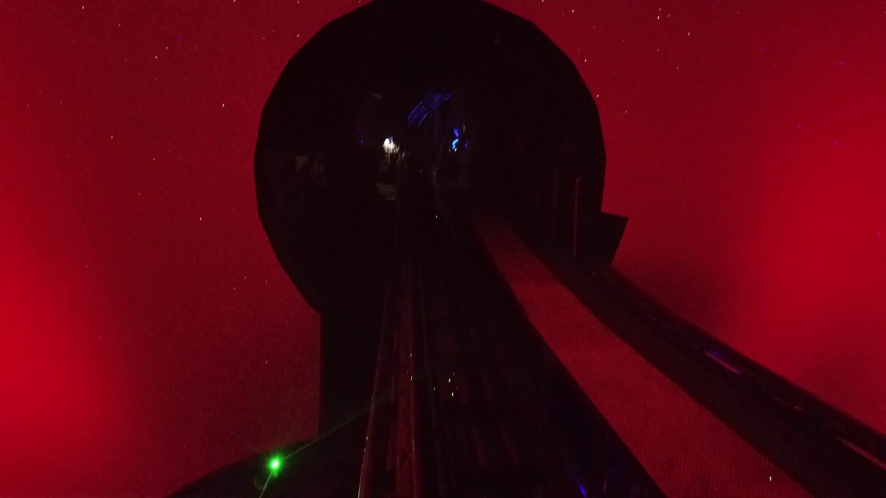 Manta Re/CHARGED Coaster - 3D lasers and enhanced track lighting
