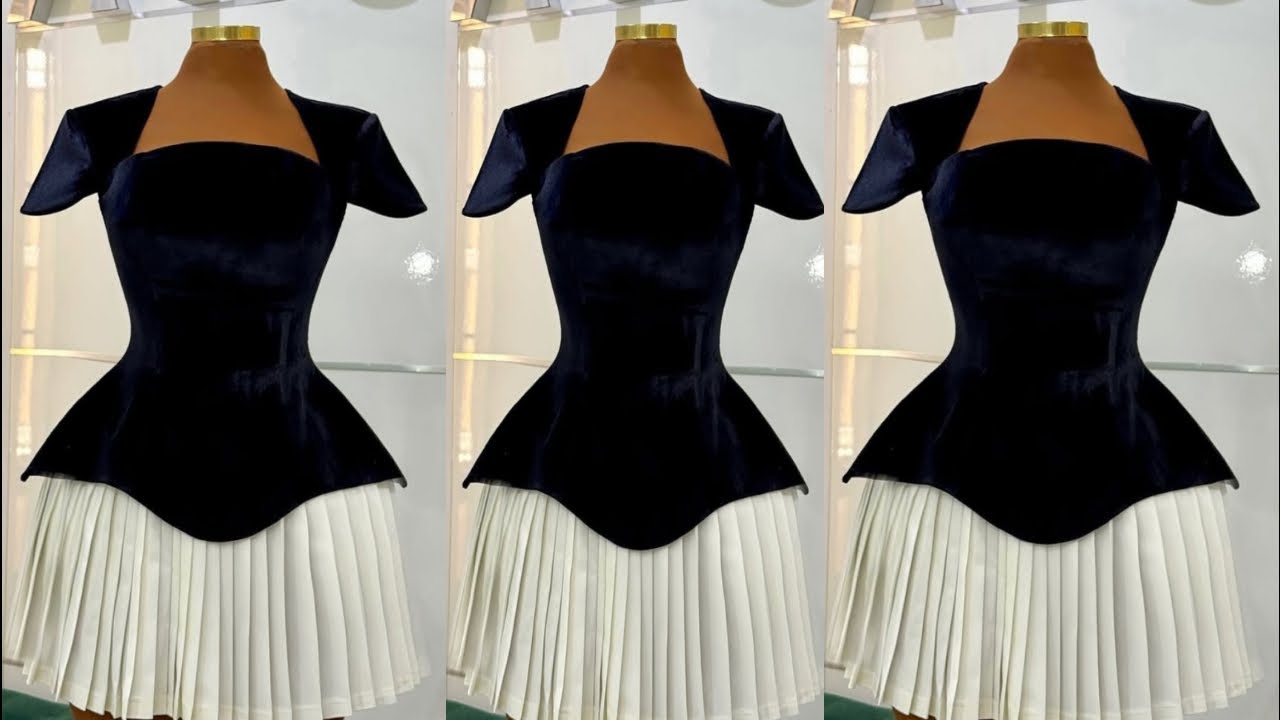 HOW TO DRAFT A STYLISH PRINCESS DART BUSTIER BLOUSE WITH QUEEN ANN NECKLINE. | Detailed tutorial