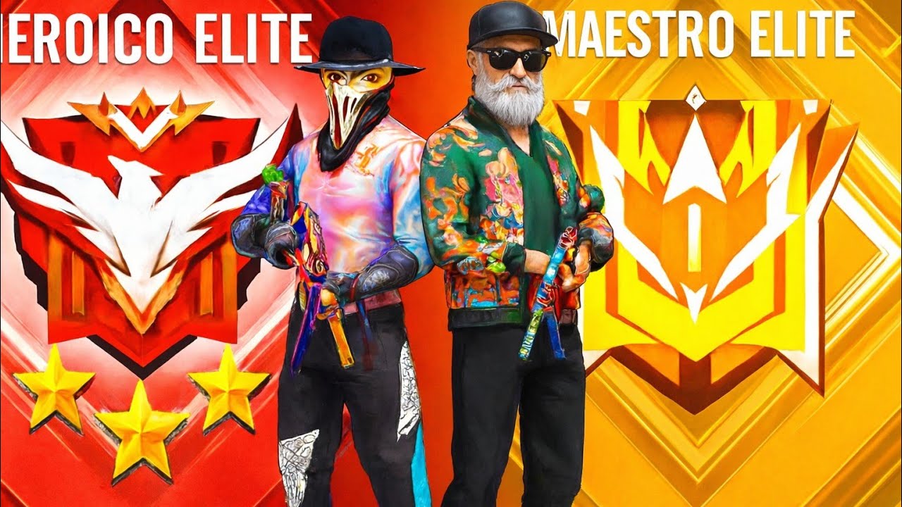 ASI SON las PARTIDAS en MAESTRO ELITE enFREE FIRE