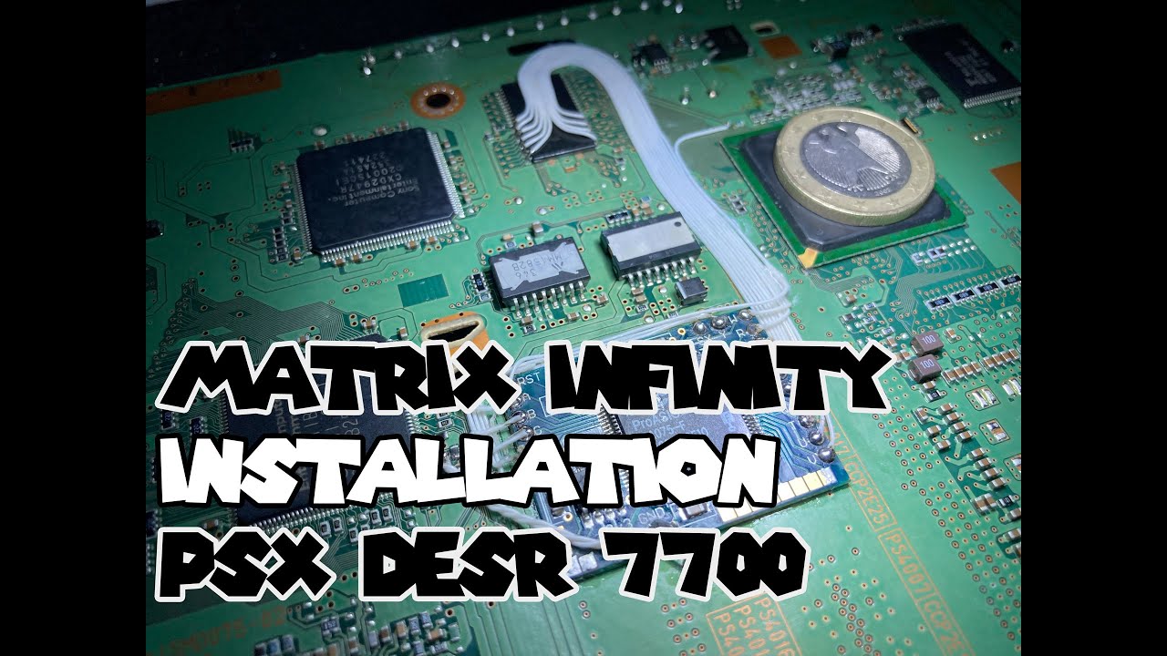 MATRiX iNFiNiTY installation in rare japanese PSX DESR 7700