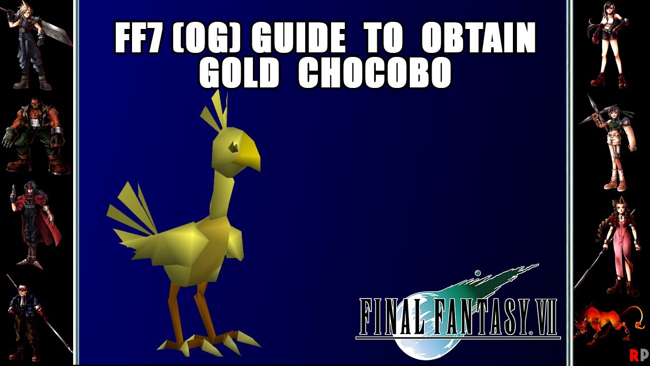 Final Fantasy VII (OG): Gold Chocobo And Races