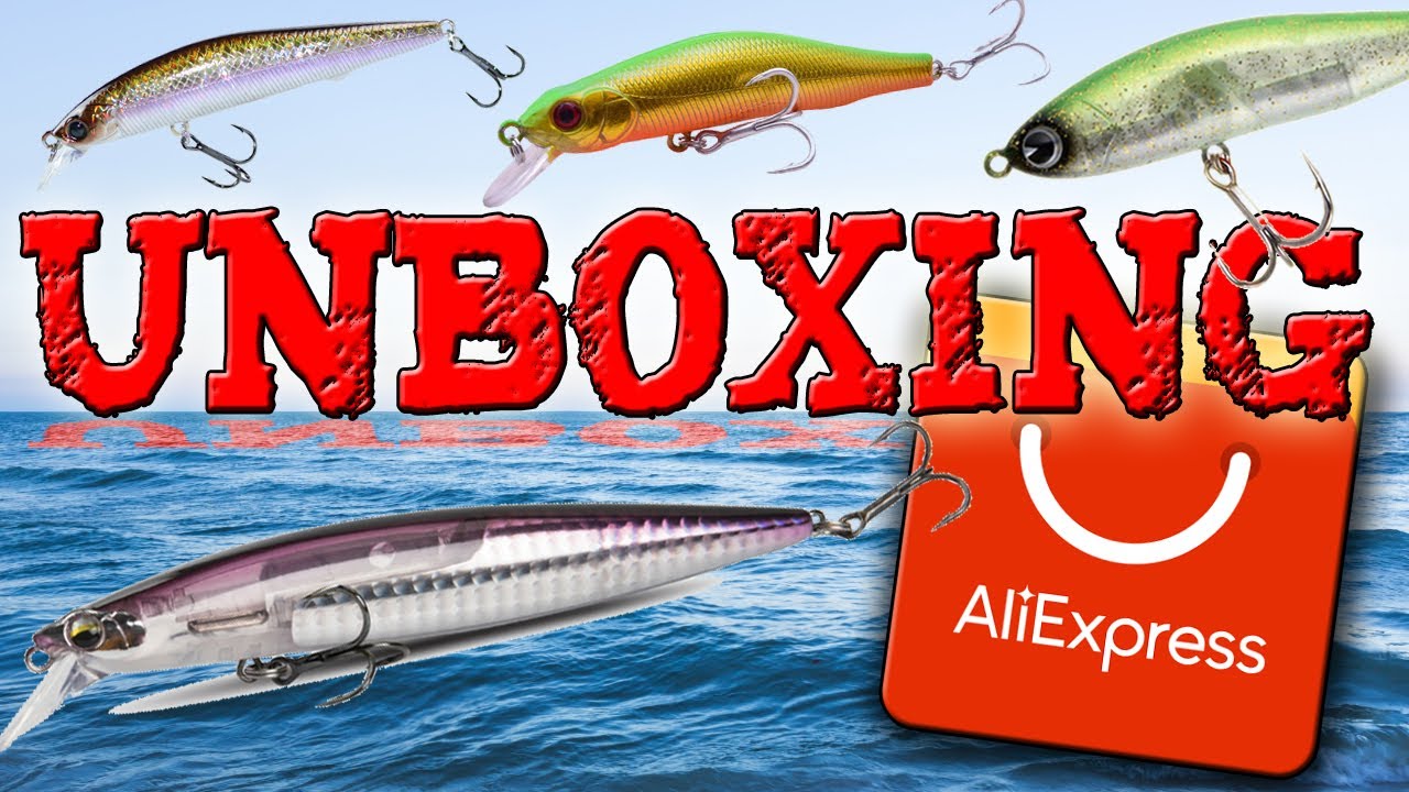 SEÑUELOS DE PESCA a SPINNING de ALIEXPRESS:🐟[UNBOXING]🐟El💲PRECIO💲de uno de ellos es de RISA❗❗🤣😂