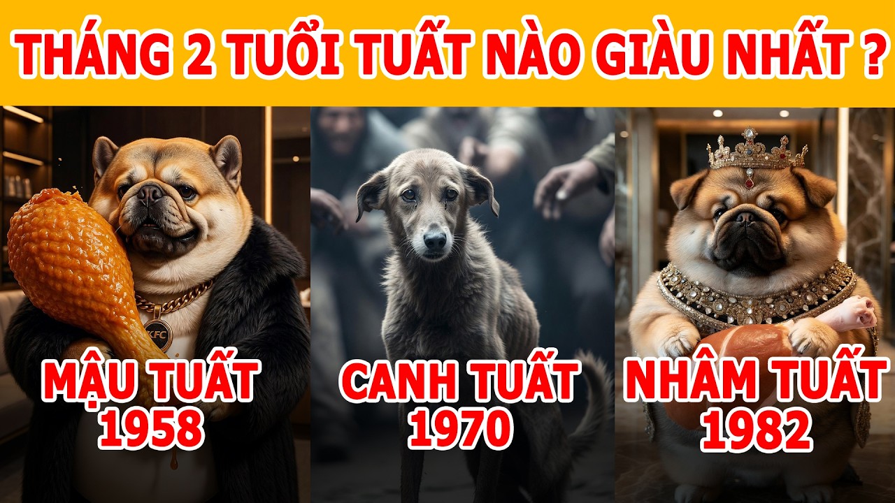 3 Tuổi Mậu Tuất 1958, Canh Tuất 1970, Nhâm Tuất 1982, Tuổi Nào Kiếm Được Nhiều Tiền Nhất Tháng 2 Âm?